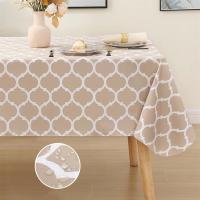 Mantel impermeable, mantel rectangular resistente al calor para boda, cocina, comedor, escritorio, cubierta de abrigo de mesa marroquí - details 1