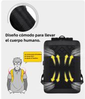 Mochila de viaje para Hombre, Impermeable, Ordenador portátil con USB, negocios, Trabajo Diario, viajes Escolares, mujer - details 5