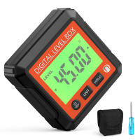Inclinómetro Digital magnético, medidor de buscador de ángulo de retroiluminación LCD, transportador magnético de 4x90 °, caja de nivel de precisión para carpintería - details 10