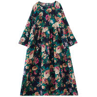 Vestido Vintage de Algodón de Manga Larga Talla Grande, Elegante y Suelto para Mujeres - details 55