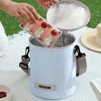 Bolsa de almuerzo cilíndrica de papel de aluminio engrosado, bolsa de almuerzo de oficina portátil impermeable, aislada de gran capacidad - details 10