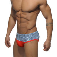 Jessborn-Calzoncillos de natación para hombre, bañador sexy de cintura baja con bloqueo de color, pantalones cortos deportivos para surfear en la playa, primavera caliente - details 5