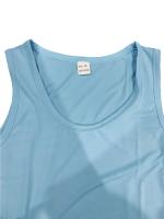 Un chaleco informal y transpirable de color liso para el entrenamiento físico de verano de los hombres en Europa y Estados Unidos en 2025. - details 37