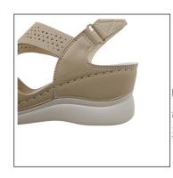 Sandalias de cuña vintage con punta abierta para mujer, cómodas y ligeras - details 2