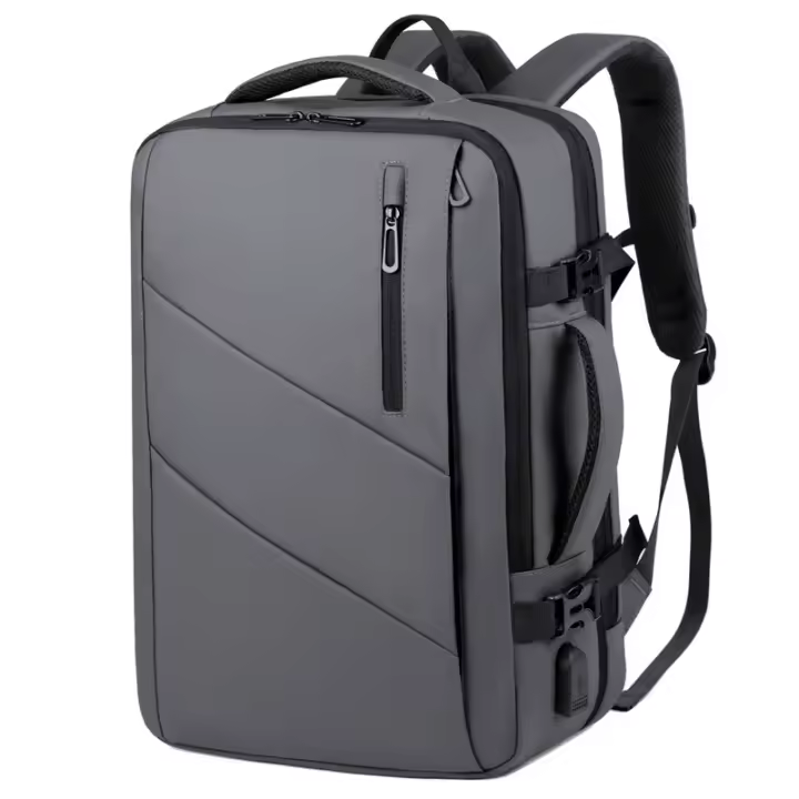 Bolso para Computadora de Negocios de Gran Capacidad Mochila de Cuero Anti-Salpicaduras con Sensación de Alta Gama - 1