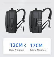 Mochila Oxford de gran capacidad para hombre, morral de viaje con carga USB, para negocios, para ordenador - details 3