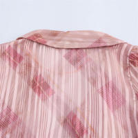 OUWU- Nuevo Abrigo Para Mujer: Blusa Frontal Con Detalles Plisados, Mangas Largas Y Dobladillo Asimétrico Para Un Look Moderno - details 4