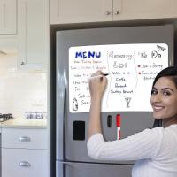 Pizarra Magnética y Borrable para Refrigeradores, Montaje Versátil, Ideal para la Organización de la refrigeración, escritorio, Limpieza fácil - details 3