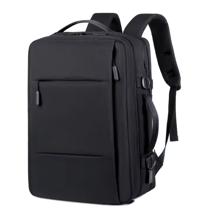Mochila de viaje clásica para hombre, morral de negocios expandible con USB, bolsa de gran capacidad para ordenador portátil, im - 1
