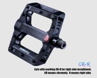 Pedales Funsea para Bicicleta BMX Eje Hexagonal de 6mm Chromoly Rodamiento DU de Nylon - details 6