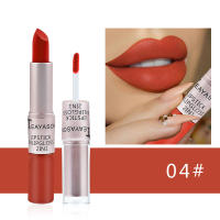 Matte Labial de Doble Cabeza Pasta de Frijol Mate Labial No Pegajoso Belleza Sin Desvanecer - details 10