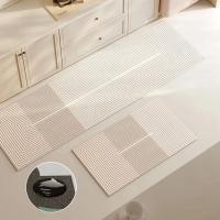 Alfombra de Diotomita Suave y Larga Estilo Japonés Súper Absorbente Antideslizante para Entrada de Baño 1 Unidad - details 1