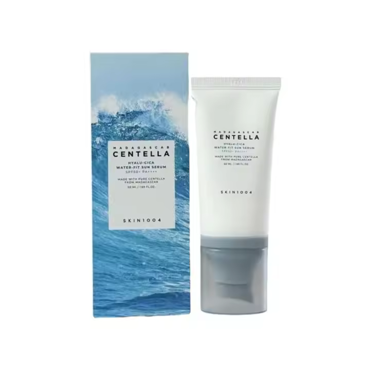 Esencia de Centella Asiatica Crema de Ojos, Limpiador, Aceite de Limpieza, Crema de Sol, Tonificante Hidratante Calmante Iluminador para Cuidado de la Piel - 1