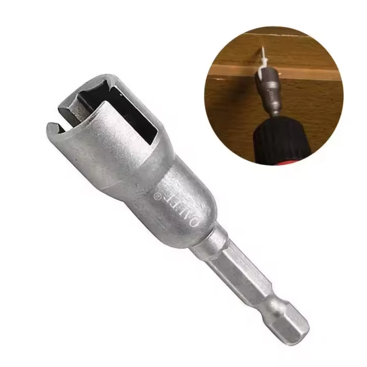 Llave de Tornillo de Ala 6.35mm Hex Apto para Herramientas Eléctricas de Ranurado Conjunto de Herramientas de Enchufe - 1