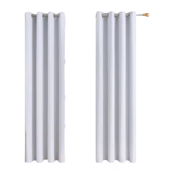 Cortinas de Dormitorio Termónicas Opaques 2 Piezas, 140×240cm Cortinas de Salón Modernas Aislantes de Calor Luz Cortinas Grandes para Ventana de Habitación Infantil - 1