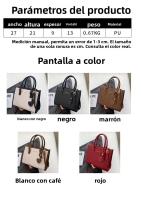 Bolso Cruzado Versátil de Verano 2025 Bolso de Mano Texturado de Gran Capacidad para Mujeres - details 1