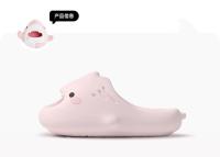 Xiaomeng zapatillas de tiburón hogar hogar de verano de las mujeres lindo fondo suave antideslizante pareja tiburón zapatillas frescas - details 12