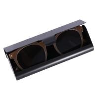 Estuche para gafas de Metal duro mate delgado, gafas negras Sier, protección para gafas, caja portátil de viaje, regalos, 1 ud. - details 3