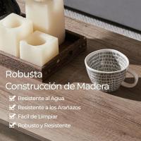 Mesa de Café Elevable y Extensible con Revistero 98x50x(41,8-56) cm Mueble para Sala de Estar y Comedor - details 33