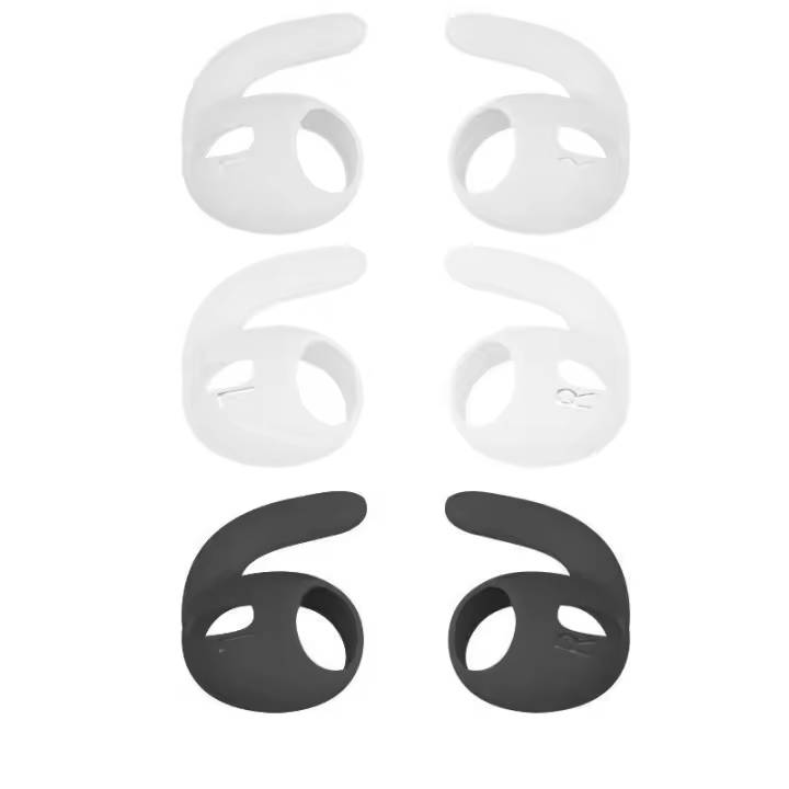 Ganchos de silicona suave para auriculares, cubierta antideslizante para AirPods Pro 2, accesorios para auriculares Apple AirPods Pro 2 - 1