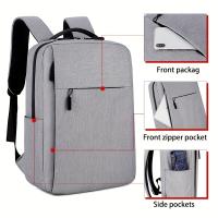Una mochila de viaje grande con mucho espacio de almacenamiento, ideal para desplazamientos, escuela, trabajo y salidas. - details 0