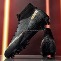 Zapatos de fútbol profesionales Unisex, diseño de marca, tacos transpirables impermeables, malla de plástico, gran oferta para invierno y primavera, 2024 - details 2