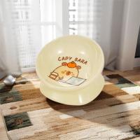 Cuenco de cerámica para gatos, cuenco de alimentación de comida para perros con boca inclinada antivuelco, contenedor de agua antideslizante de gran capacidad para beber para mascotas - details 6