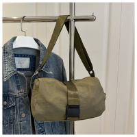 Bolso cruzado coreano portátil para tostadas, bolso de hombro con hebilla y cremallera de alta capacidad, bolso deportivo ligero de Color sólido para ir al trabajo - details 8