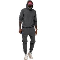 Sudadera con capucha para hombre Ropa deportiva europea y americana Casual Colores sólidos - details 10