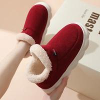 Zapatos de invierno para mujer, zapatos informales de casa para hombre 2025, zapatos cálidos de algodón para exteriores para mujer, zapatillas acolchadas de felpa para interiores para mujer - details 8