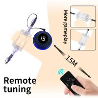 Anillo de Estricto Eléctrico para Hombres 8 Modos de Vibración para Estrechamiento y Fortalecimiento de la Piel Juguetes Sensuales para Parejas - details 11
