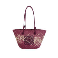 Bolso de Mano de Paja Tejido a Mano Bolso de Playa de Hombro para Vacaciones de Gran Capacidad - details 26