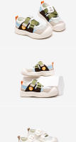 Sandalias deportivas de malla transpirable para niños, suela antideslizante, hueco, para niños y niñas, estilo verano. - details 3