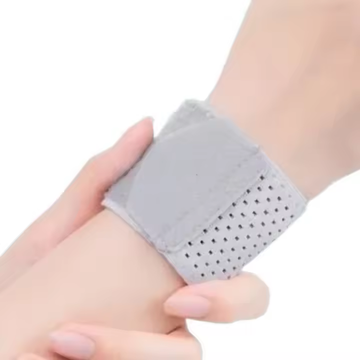 Muñequera deportiva ajustable para gimnasio, muñequera ajustable de compresión ligera, banda de fuerza para Fitness suave y transpirable - 1