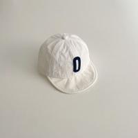 Gorra de béisbol coreana con letras para verano, gorro fino de secado rápido para niños, gorro con visera transpirable para exteriores, gorra con protección solar para bebés, niños y niñas - details 9
