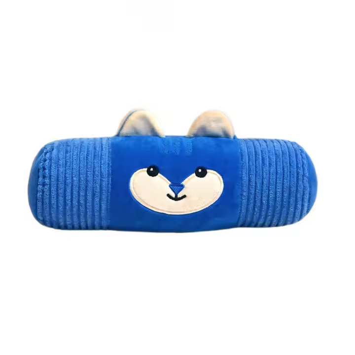 Lindo autoentretenimiento chirriante juguetes de peluche de perros cilíndricos suaves juguetes para masticar cachorros patrón Animal juguetes interactivos aliviar el aburrimiento - 1