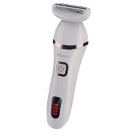 Kemei-Afeitadora eléctrica en seco y húmedo para mujer, removedor de vello Facial recargable para piel sensible, piernas, Bikini, púbico, axilas, área de vello - details 1