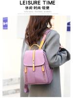 Mochila Oxford negra impermeable para mujer, bolso escolar antirrobo de gran capacidad, bolso de viaje, bolso de hombro - details 16