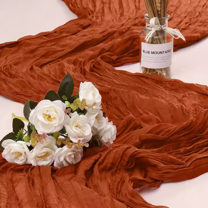 Mantel de Encaje Boho de 35 x 72 pulgadas Decoración de Mesa para Boda y Fiesta de Cumpleaños - 1