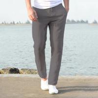 Pantalones de Lino y Algodón para Hombre Novedad de Otoño, Transpirables de Color Sólido, Ropa de Calle Deportiva S-3XL - details 14