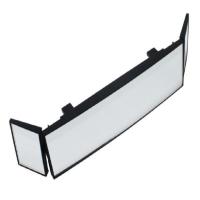 Espejo retrovisor Universal de gran angular para coche, espejo curvado convexo con Clip, gran visión, Interior para coches, camiones SUV - details 0