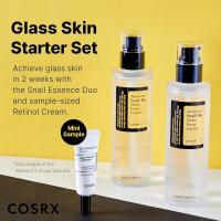 COSRX Glass Starter Set, exclusivo, caracol avanzado 96% Mucin Power Essence Retinol 0,1% crema Mini muestra, hidratación diaria y - details 1