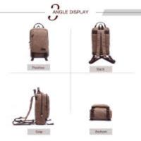 Mochila de Hombre Estilo Cuadrado de Alta Calidad en Lona Resistente al Desgaste y Impermeable Bolsa de Hombro Práctica Pequeña - details 3