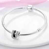 LAZA-abalorio de plata de ley 925 con 26 letras del alfabeto, abalorio de A-Z con nombre, compatible con Pulsera Original, collar, colgante, regalo de joyería - details 122
