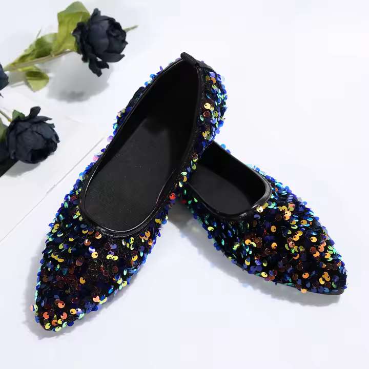 Zapatos planos cómodos sin cordones informales para mujer - 1