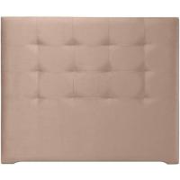 Cabecero tapizado acolchado para dormitorio, modelo Tablet largo en tela antimanchas gris antracita y medidas 151 x 125 cm para camas de 135 o 150 cm. - details 86
