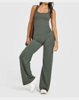 Top de yoga con cuello halter y almohadillas incorporadas para el pecho, sin mangas2025Top de fitness de verano, ropa interior para mujeres - details 4
