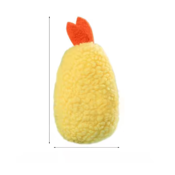 Juguete de Peluche de Pollo Frito Resistente a Mordiscos para Mascotas - 1