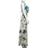 BUNO-Conjunto de 2 piezas con cuello oscilante para mujer, traje a juego con cuello Halter y espalda descubierta, falda con volantes de malla - details 31