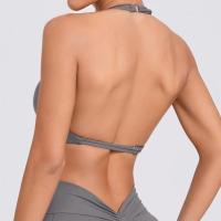 Camiseta sin mangas de Yoga con doble botón ajustable para mujer, Top deportivo ajustado y transpirable, sujetador de gimnasio para correr al aire libre de secado rápido - details 12